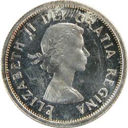 Canada 25 Cents 1959 ICCS PL-65 UHCameo