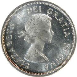 Canada 25 Cents 1959 ICCS MS-65 Cameo