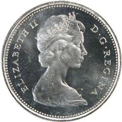 Canada 25 Cents 1965 ICCS MS-65 HCameo