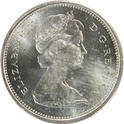 Canada 25 Cents 1966 ICCS MS-65