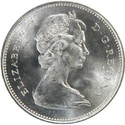 Canada 25 Cents 1966 ICCS MS-65