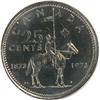 Image 2 : Canada 25 Cents 1973 LB, ICCS MS-63