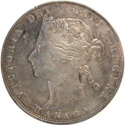 Canada 50 Cents 1870 LCW ICCS VF-20