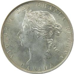 Canada 50 Cents 1872H ICCS & PCGS MS-64