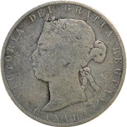 Canada 50 Cents 1892 Obverse 4, VG