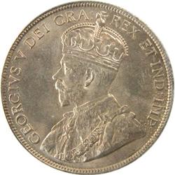 Canada 50 Cents 1914 ICCS & PCGS MS-64