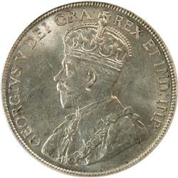 Canada 50 Cents 1929 PCGS MS-63