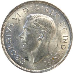 Canada 50 Cents 1943 Dbl Die ICCS MS-62