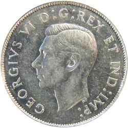 Canada 50 Cents 1946 Design PCGS AU-55