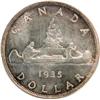 Image 2 : Canada Silver Dollar 1935 ICCS MS-65