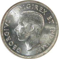 Canada Silver Dollar 1937 NGC MS-63