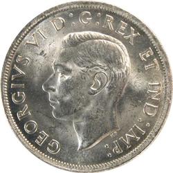 Canada Silver Dollar 1938 ICCS MS-63