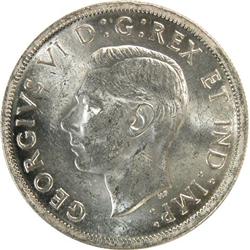 Canada Silver Dollar 1938 AU-Unc