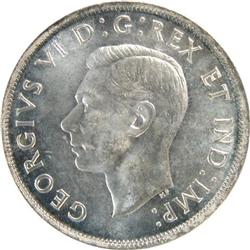 Canada Silver Dollar 1939 PCGS MS-64