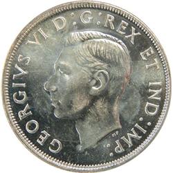 Canada Silver Dollar 1945 PCGS MS-64