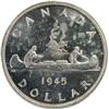 Image 2 : Canada Silver Dollar 1945 ICCS MS-62
