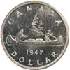 Image 2 : Canada Silver Dollar 1947 B7 ICCS MS-63