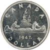 Image 2 : Canada Silver Dollar 1947 ML ICCS MS-60