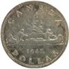 Image 2 : Canada Silver Dollar 1947 ML VF-EF scr