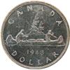 Image 2 : Canada Silver Dollar 1948 AU-Unc cld