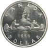 Image 2 : Canada Silver Dollar 1955 ICCS MS-64