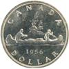 Image 2 : Canada Silver Dollar 1956 ICCS PL-66 HC