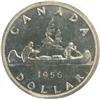 Image 2 : Canada Silver Dollar 1956 ICCS PL-66 HC