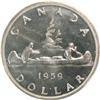 Image 2 : Canada Silver Dollar 1959 ICCS PL-64 HC