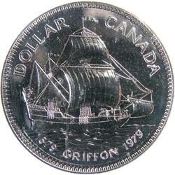 Canada Silver Dollar 1979 80 ICG SP-69