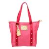 Image 1 : Louis Vuitton Pink Toile Canvas Antigua Cabas MM Tote Bag