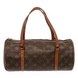 Louis Vuitton Monogram Canvas Leather Vintage Papillon 30 cm Bag