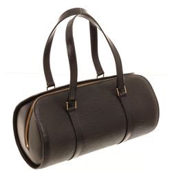 Louis Vuitton Black Epi Leather Soufflot Shoulder Bag