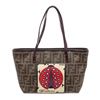 Image 3 : Fendi Zucca Print Canvas Spalmati Lady Bug Tote Bag