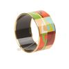 Image 7 : Hermes Multicolor Chaine Ancre Enamel Wide Bangle Bracelet