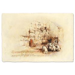 Print Prayer At The Kotel by Horen, Brachi