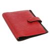 Image 4 : Louis Vuitton Red Epi Leather Small Ring Agenda Holder Cover