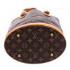 Image 5 : Louis Vuitton Monogram Canvas Leather Petit Bucket PM Bag