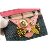 Image 7 : Burberry Green Tan Pink Kitty AppliquÃ© Cardholder