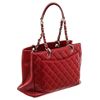 Image 3 : Chanel Red Caviar GST Grand Shopping Tote Bag