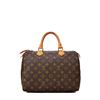 Image 1 : Louis Vuitton Monogram Canvas Leather Speedy 30 cm Bag