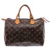 Image 1 : Louis Vuitton Monogram Canvas Leather Speedy 30 cm Bag