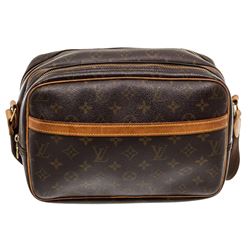 Louis Vuitton Monogram Canvas Leather Reporter PM Bag