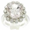 Image 6 : 5.18 ctw Morganite and Diamond Ring - 14KT White Gold