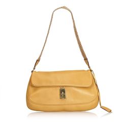 Prada Leather Chain Shoulder Bag