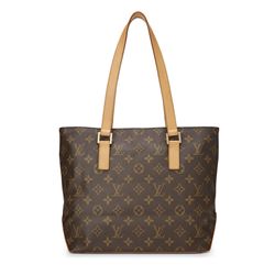 Louis Vuitton Monogram Canvas Leather Cabas Piano Shoulder Bag