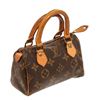 Image 2 : Louis Vuitton Monogram Canvas Leather Mini Speedy Bag