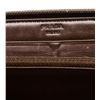 Image 6 : Prada Brown Croc Embossed Zip-Around Wallet