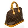 Image 2 : Louis Vuitton Monogram Canvas Leather Alma MM Handbag
