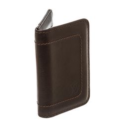 Louis Vuitton Brown Utah Leather Pocket Organizer