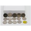Image 1 : Set of 14 1973 25 cent coins